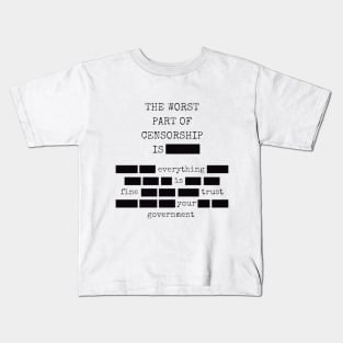 UFO Chronicles Podcast: Trust your Government Kids T-Shirt